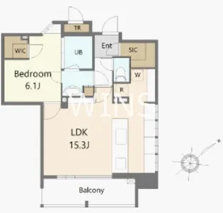 福岡県福岡市博多区綱場町【マンション】の間取り