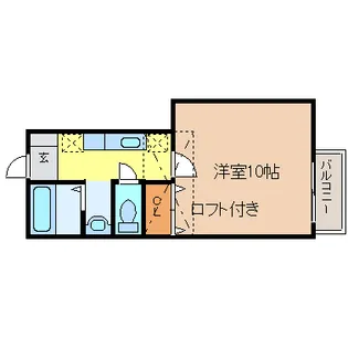 アスティオン荒井II【2階】の間取り