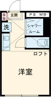 1Rの間取り画像