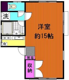 ソルトハイツ【1階】の間取り