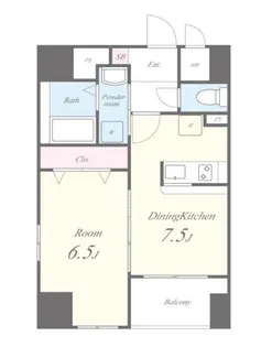 Paysage Bunkyo(ペイサージュ文京)【7階】の間取り