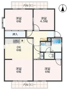 熊本県熊本市南区馬渡2【アパート】の間取り
