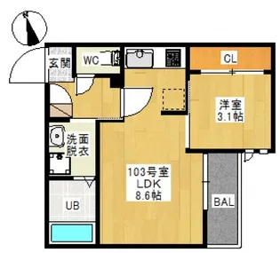 grandtic dessin【1階】の間取り