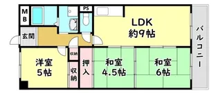 キャピタル キダ【2階】の間取り