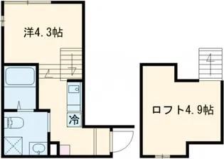 ノベレア【2階】の間取り