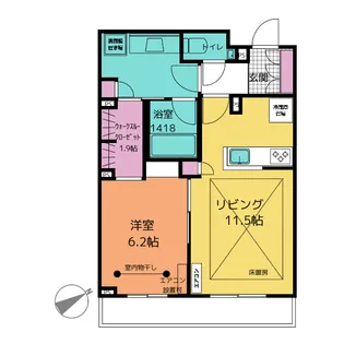 AZU【3階】の間取り