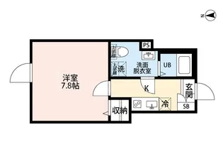 The Machiya Court【3階】の間取り