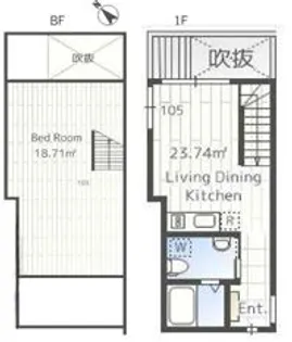 東京都新宿区西新宿4【マンション】の間取り