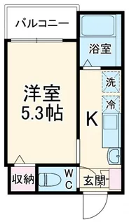 MELDIA南行徳【1階】の間取り