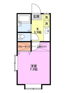 プレジオ新潟坂井【1階】の間取り