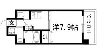 GLORYKISERA(グローリーキセラ)【7階】の間取り