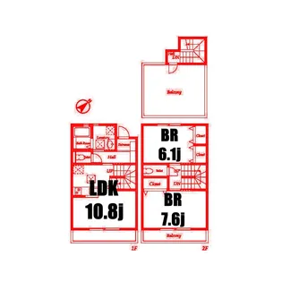 SKY GARDEN【1階】の間取り