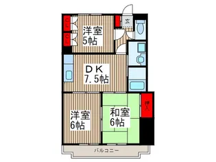 原第8マンション【2階】の間取り