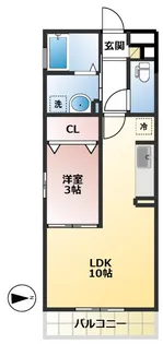 パークレジデンス中央【1階】の間取り