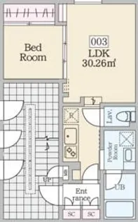 ReveResidence初台の間取り