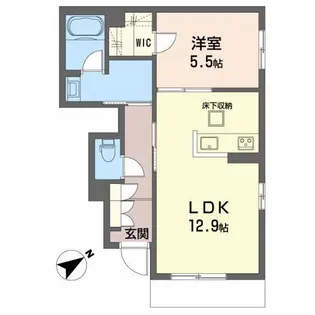 ジョリカVIII【1階】の間取り