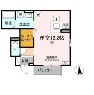 FUTABA 234 B棟【1階】の間取り