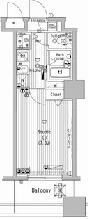 グランド・ガーラ横濱万世町【7階】の間取り