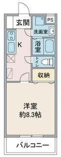 ラシュール白金【1階】の間取り