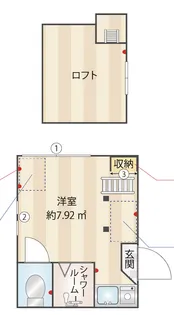アーンベスト東新宿【2階】の間取り