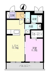テラスビュー【2階】の間取り