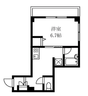東京都文京区本駒込1【マンション】の間取り