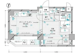 Duo Scala KOJIMACHI デュオ・スカーラ麹町【2階】の間取り