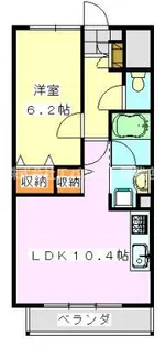 プラザヤマトニ【1階】の間取り