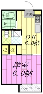 ルピナスA【1階】の間取り