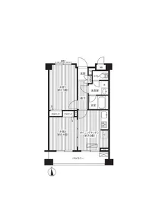 プリムヴェール西尾久 メゾンC【3階】の間取り