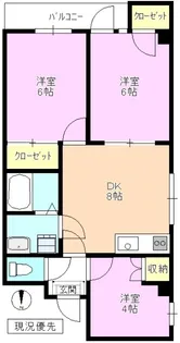 ロイヤルコーワ【2階】の間取り