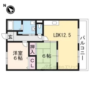 RIVERANNE【4階】の間取り