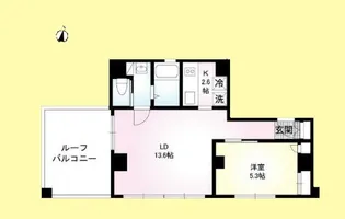 LUMIERE南品川A【5階】の間取り