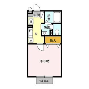 桜花荘【1階】の間取り