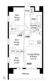 埼玉県ふじみ野市上福岡1【マンション】の間取り