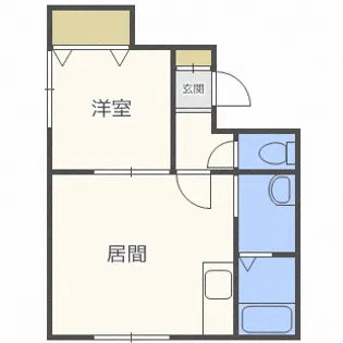 サウス南郷【2階】の間取り