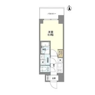 大阪府大阪市浪速区桜川2【マンション】の間取り