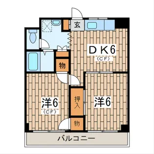 ジェイラム本牧【3階】の間取り