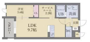 LIFEFIELD伊都【4階】の間取り