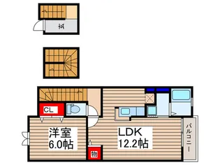 シェフィールド【3階】の間取り