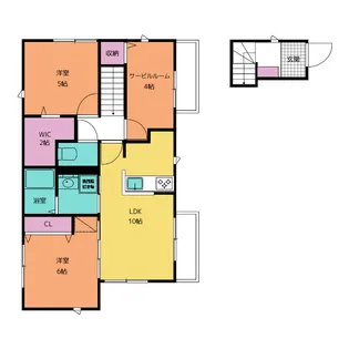 ARIETTA HIYOSHI III【2階】の間取り