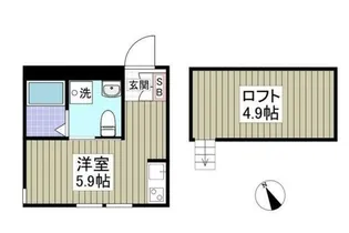 BEAMS富岡東N【1階】の間取り