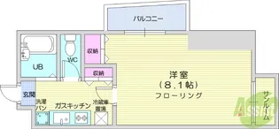 K2宮町ビル【2階】の間取り