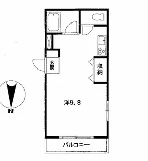 坪井マンション【2階】の間取り