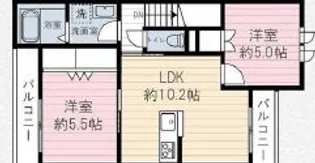アーバン ドエル駒込【2階】の間取り