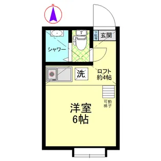 Tiara横浜鶴見II【1階】の間取り