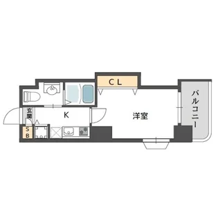 ラ・フォルム梅田north【5階】の間取り