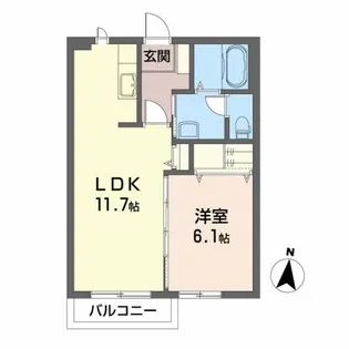 メゾン・ラークB【2階】の間取り