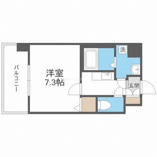 CASSIA福島駅前【2階】の間取り