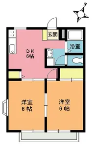 グリューネハイムI【1階】の間取り